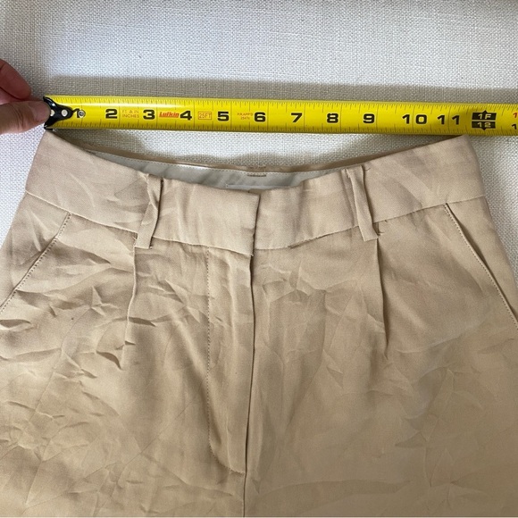MNG Tan Tailored 7” Shorts 2 - Picture 8 of 12